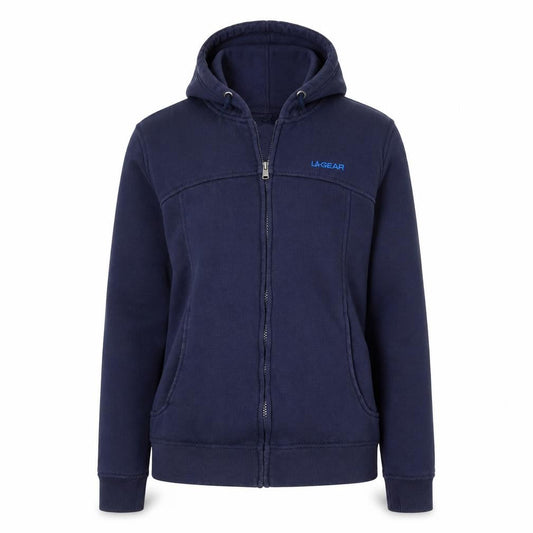 Womens UK Size 8 LA Gear Blue Full Zip Hoodie