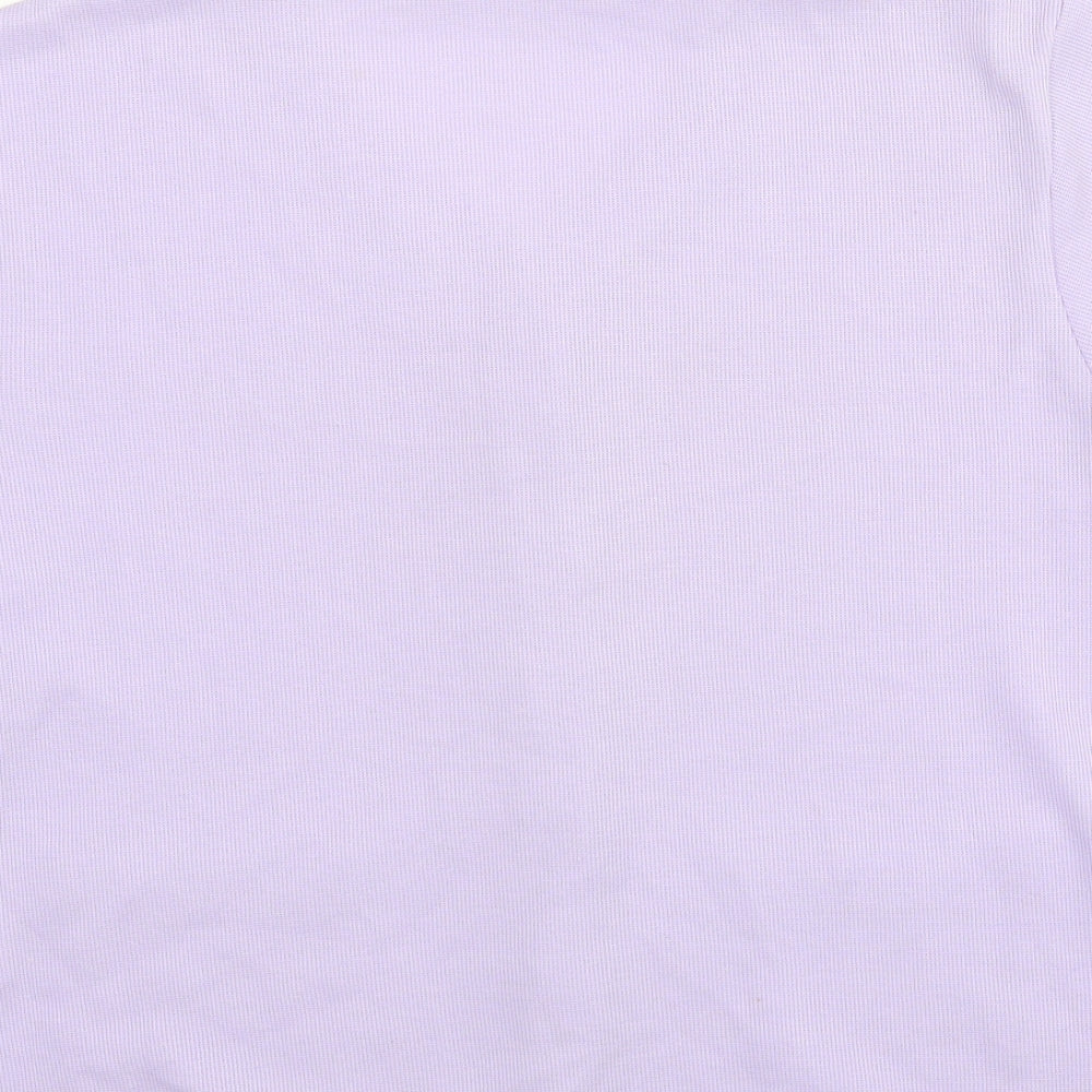Womens UK Size 12 Editions Purple Basic Blouse