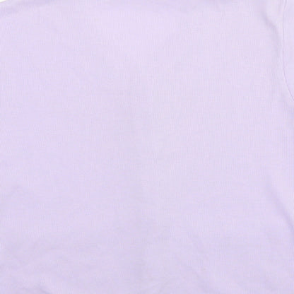 Womens UK Size 12 Editions Purple Basic Blouse