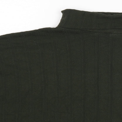 Womens UK Size L New Look Green Basic Blouse