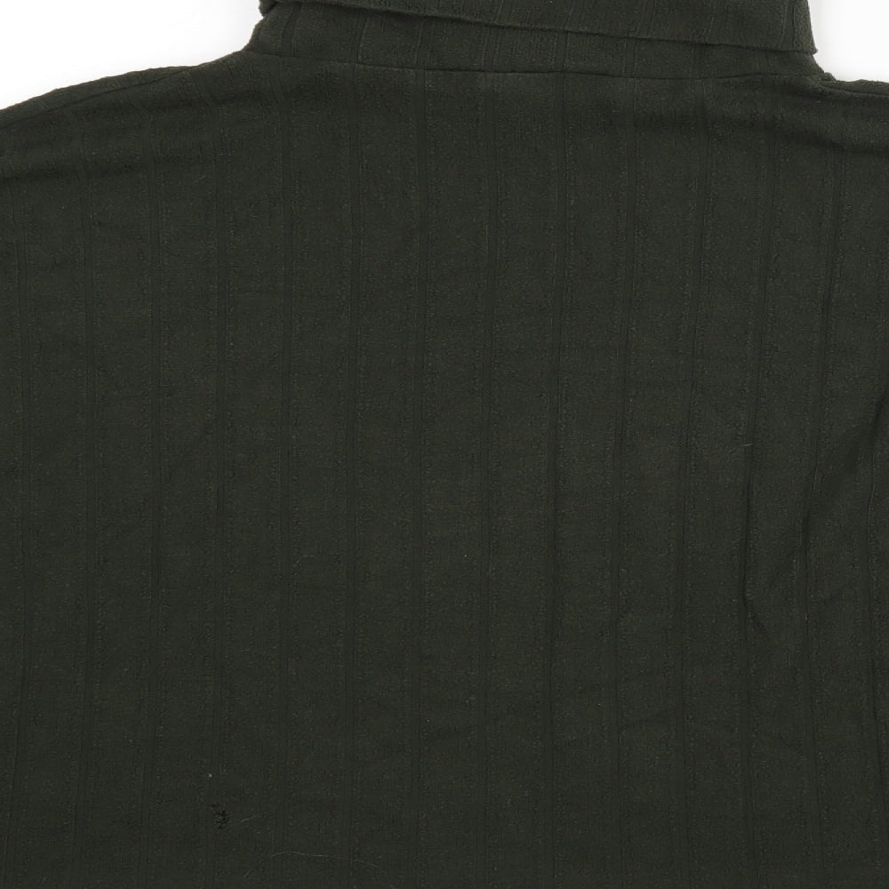 Womens UK Size L New Look Green Basic Blouse
