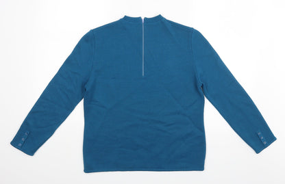 Gibsons of Bournmouth Womens Blue   Basic Blouse Size 12