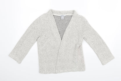 Womens UK Size XS H&M Grey Basic Blouse