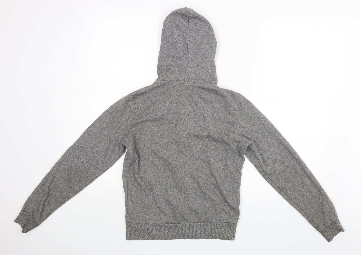 Divided Womens Grey  Rayon Full Zip Hoodie Size S