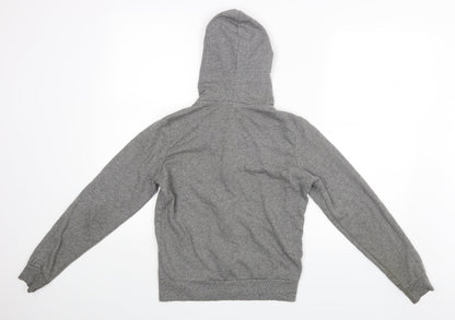 Divided Womens Grey  Rayon Full Zip Hoodie Size S