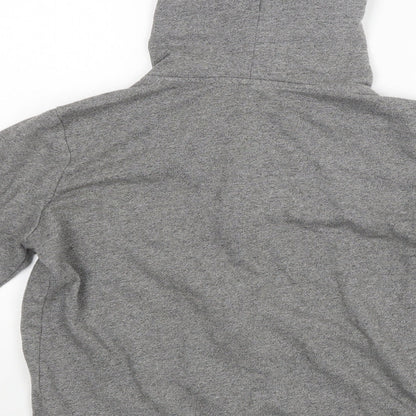 Divided Womens Grey  Rayon Full Zip Hoodie Size S
