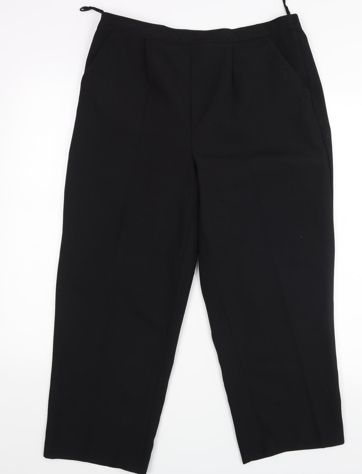 Bonmarche Womens Black   Dress Pants Trousers Size 14 L23 in