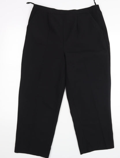 Bonmarche Womens Black   Dress Pants Trousers Size 14 L23 in