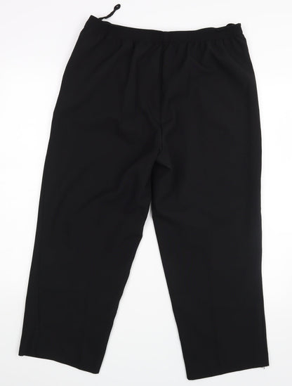 Bonmarche Womens Black   Dress Pants Trousers Size 14 L23 in