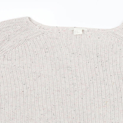 Womens UK Size XS H&M Beige Pullover Jumper