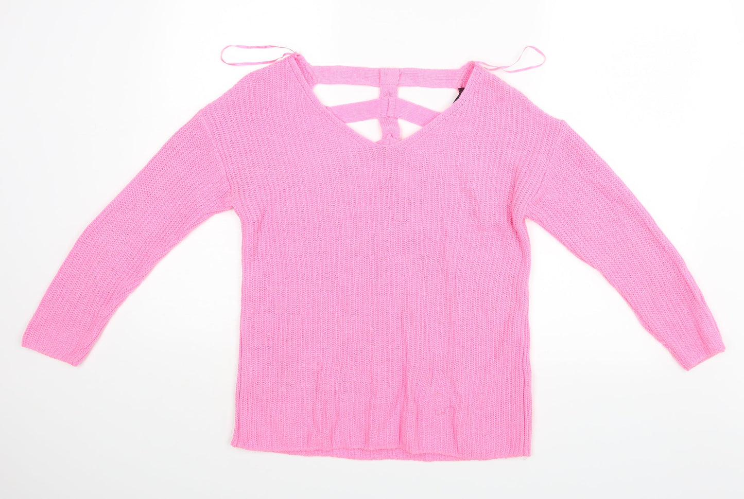Womens UK Size XS Atmosphere Pink Basic Blouse