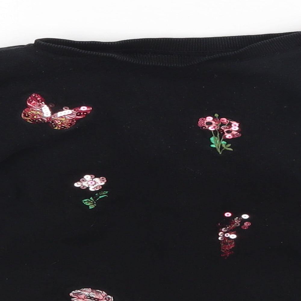I love girls wear Girls Black   Pullover Jumper