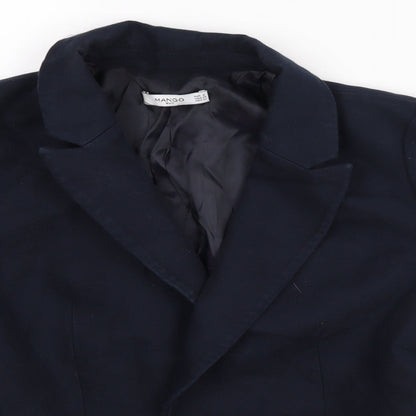 Mango Womens Blue   Jacket Blazer Size S