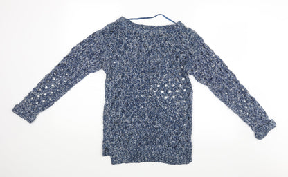 Womens UK Size 8 Atmosphere Blue Pullover Jumper