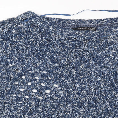 Womens UK Size 8 Atmosphere Blue Pullover Jumper