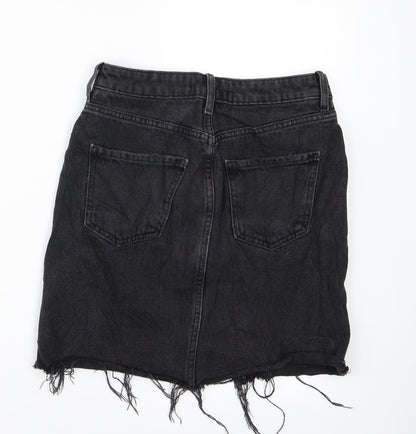 Back view of Denim women’s black straight & pencil set, size UK 6