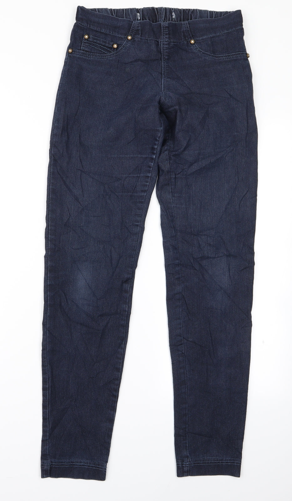 Womens UK Size 26 Preworn Regular Fit Skinny Blue Jeans