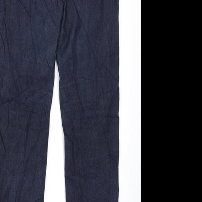 Womens UK Size 26 Preworn Regular Fit Skinny Blue Jeans