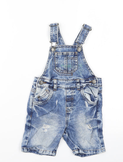 nexy Girls Blue  Denim Dungaree One-Piece Size 2 Years