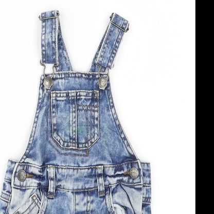 nexy Girls Blue  Denim Dungaree One-Piece Size 2 Years