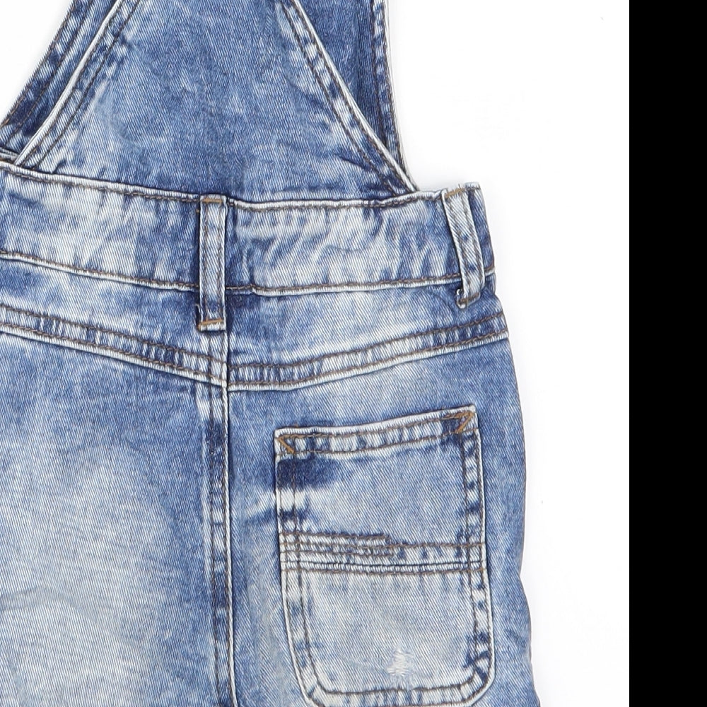 nexy Girls Blue  Denim Dungaree One-Piece Size 2 Years