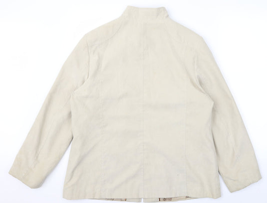 Klass Womens Beige   Jacket  Size M