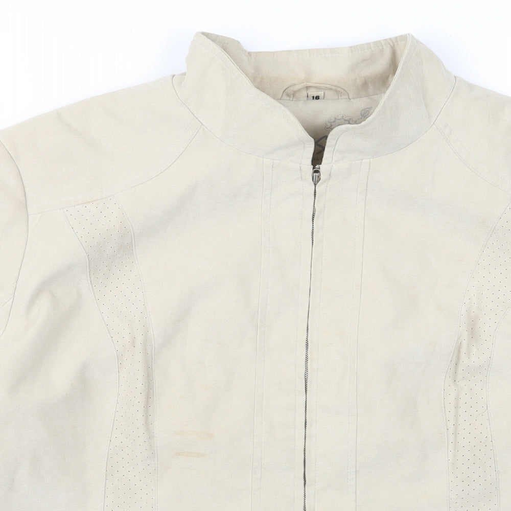 Womens UK Size M Klass Beige Jacket
