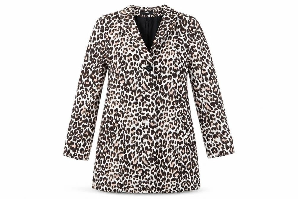 Womens UK Size 4 H&M Beige Overcoat