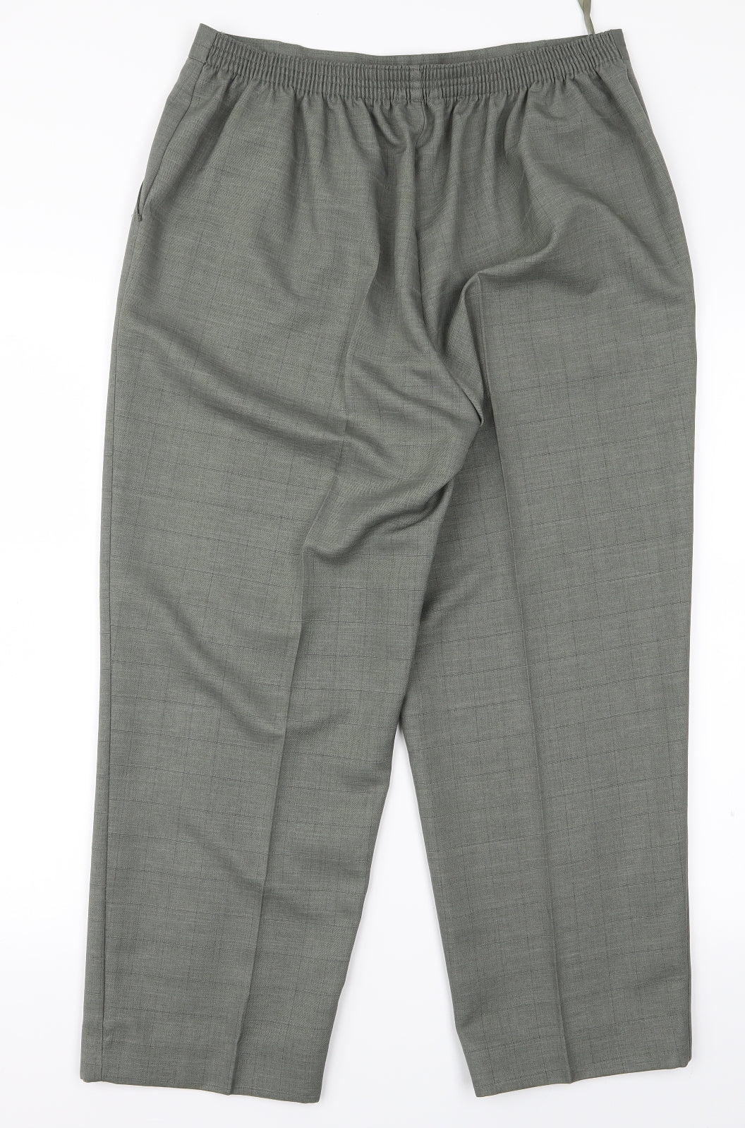 Womens UK Size 14 BM Regular Fit  Green Trousers