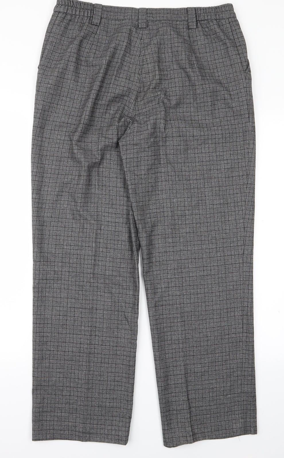 michelle Womens Grey  Rayon Trousers  Size 32 L24 in