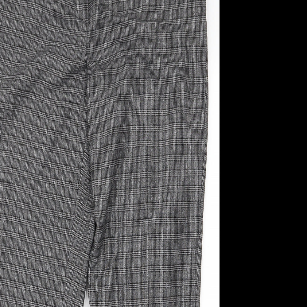 michelle Womens Grey  Rayon Trousers  Size 32 L24 in