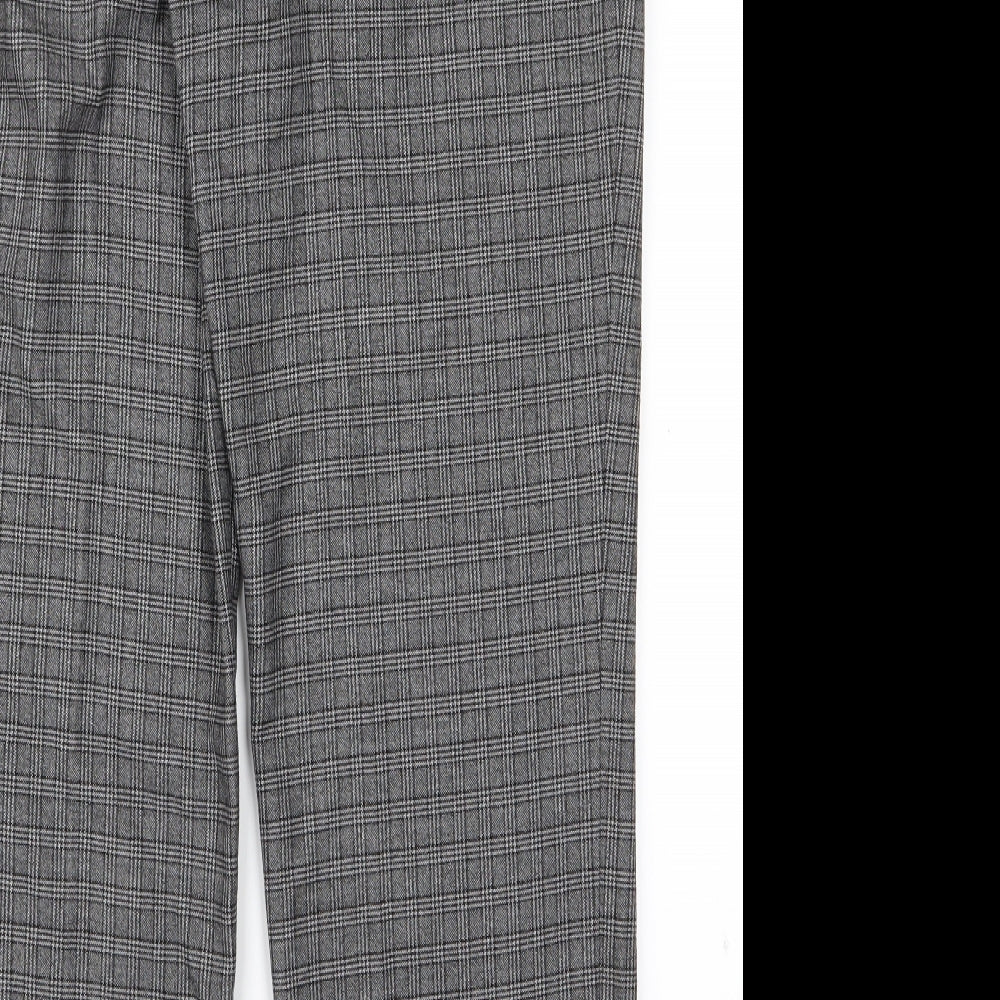 michelle Womens Grey  Rayon Trousers  Size 32 L24 in