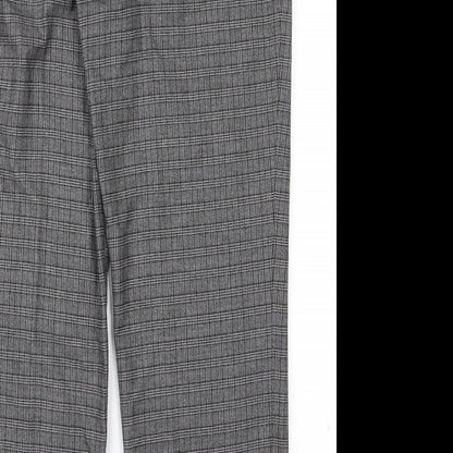 michelle Womens Grey  Rayon Trousers  Size 32 L24 in