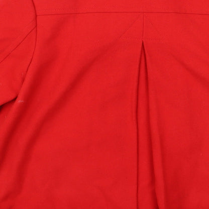 Womens UK Size 6 H&M Red Overcoat