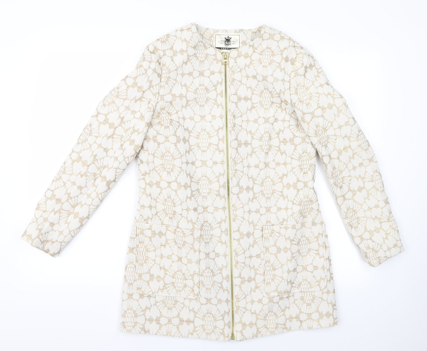 Womens UK Size 8 New Look White Jacket