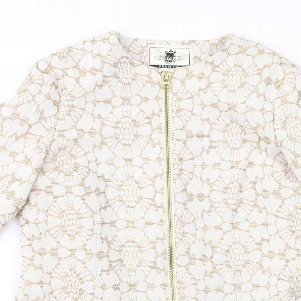 Womens UK Size 8 New Look White Jacket