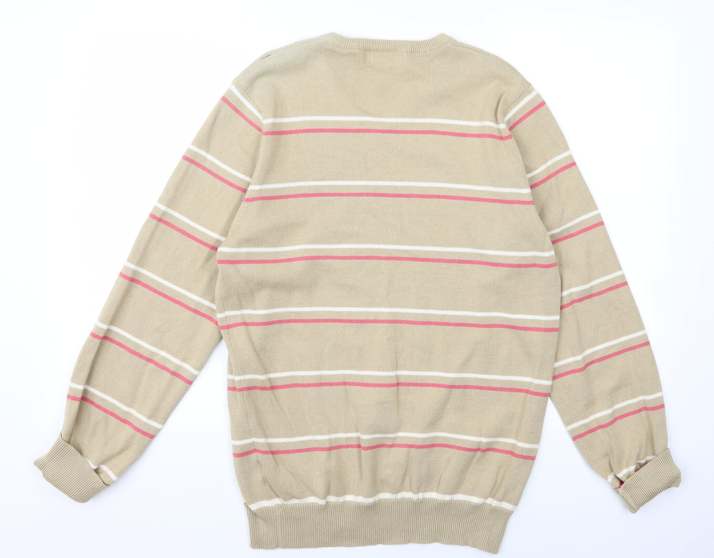 m&s Mens Beige   Pullover Jumper Size S