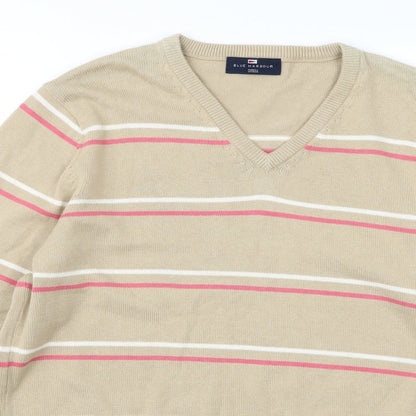 m&s Mens Beige   Pullover Jumper Size S