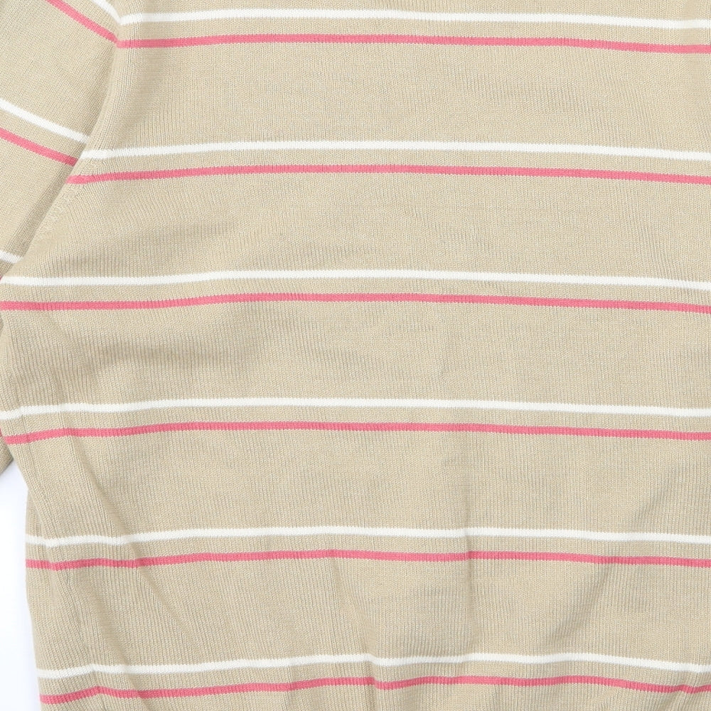 m&s Mens Beige   Pullover Jumper Size S