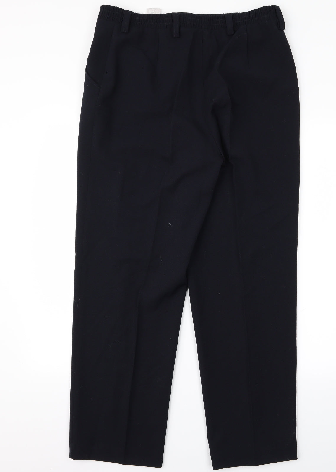 Womens UK Size 14 Preworn Regular Fit  Black Trousers