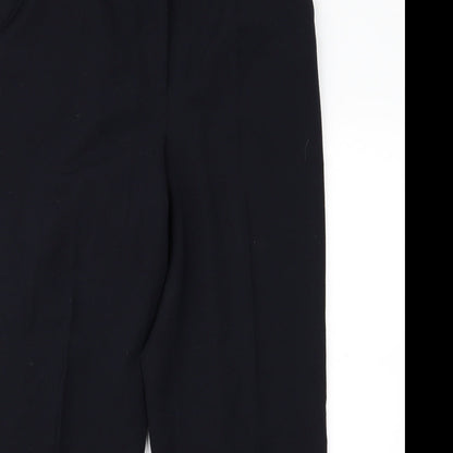 Womens UK Size 14 Preworn Regular Fit  Black Trousers