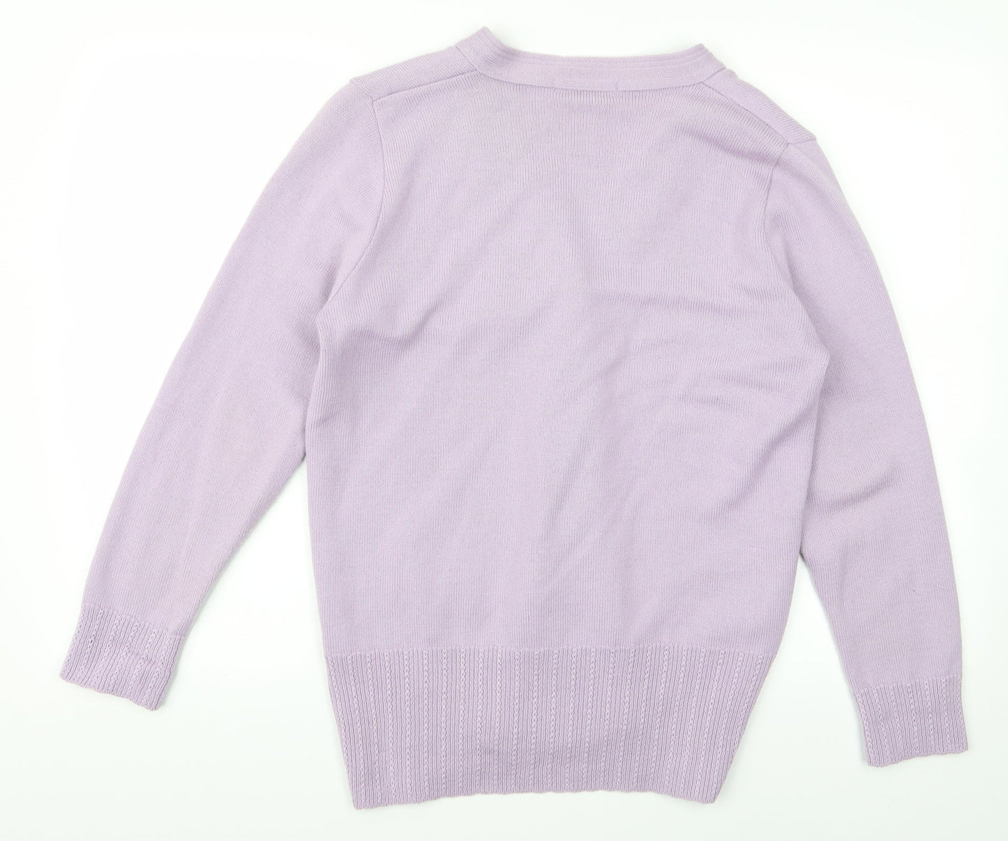Womens UK Size S bonmarche Purple Cardigan Jumper