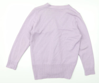 Womens UK Size S bonmarche Purple Cardigan Jumper