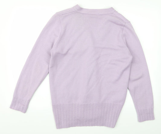 Womens UK Size S bonmarche Purple Cardigan Jumper