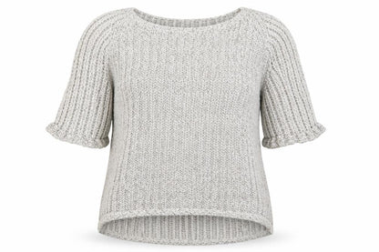 Womens UK Size 8 Preworn Beige Pullover Jumper