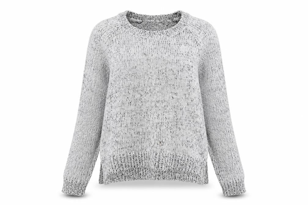 Womens UK Size S Divided Grey Pullover Jumper