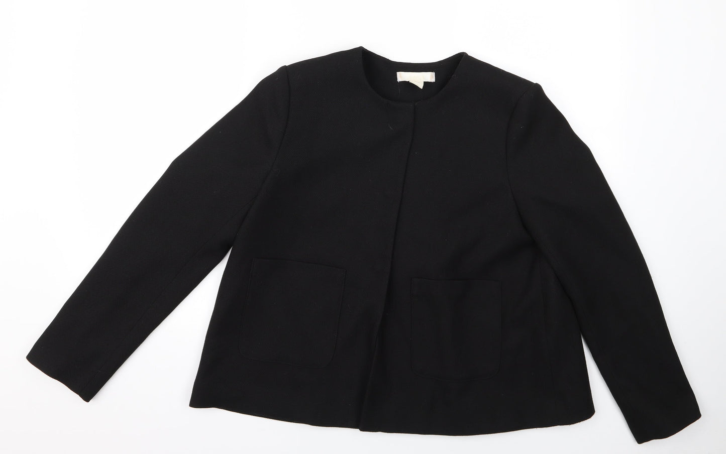 Womens UK Size 8 H&M Black Jacket