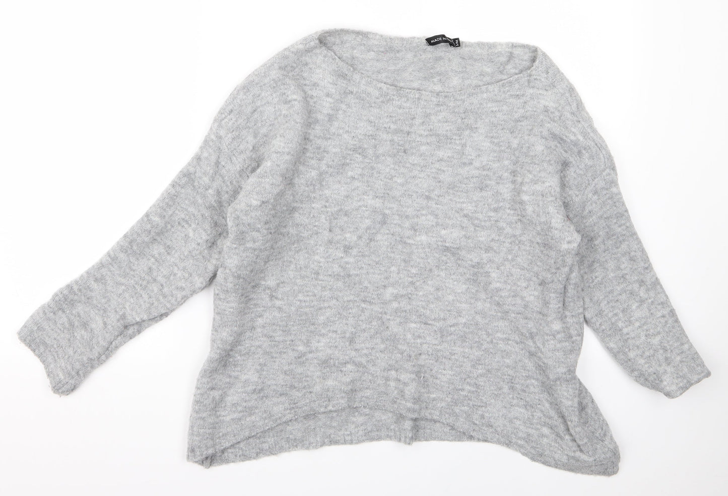 Womens UK Size S Preworn Grey Pullover Jumper