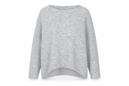 Womens UK Size S Preworn Grey Pullover Jumper