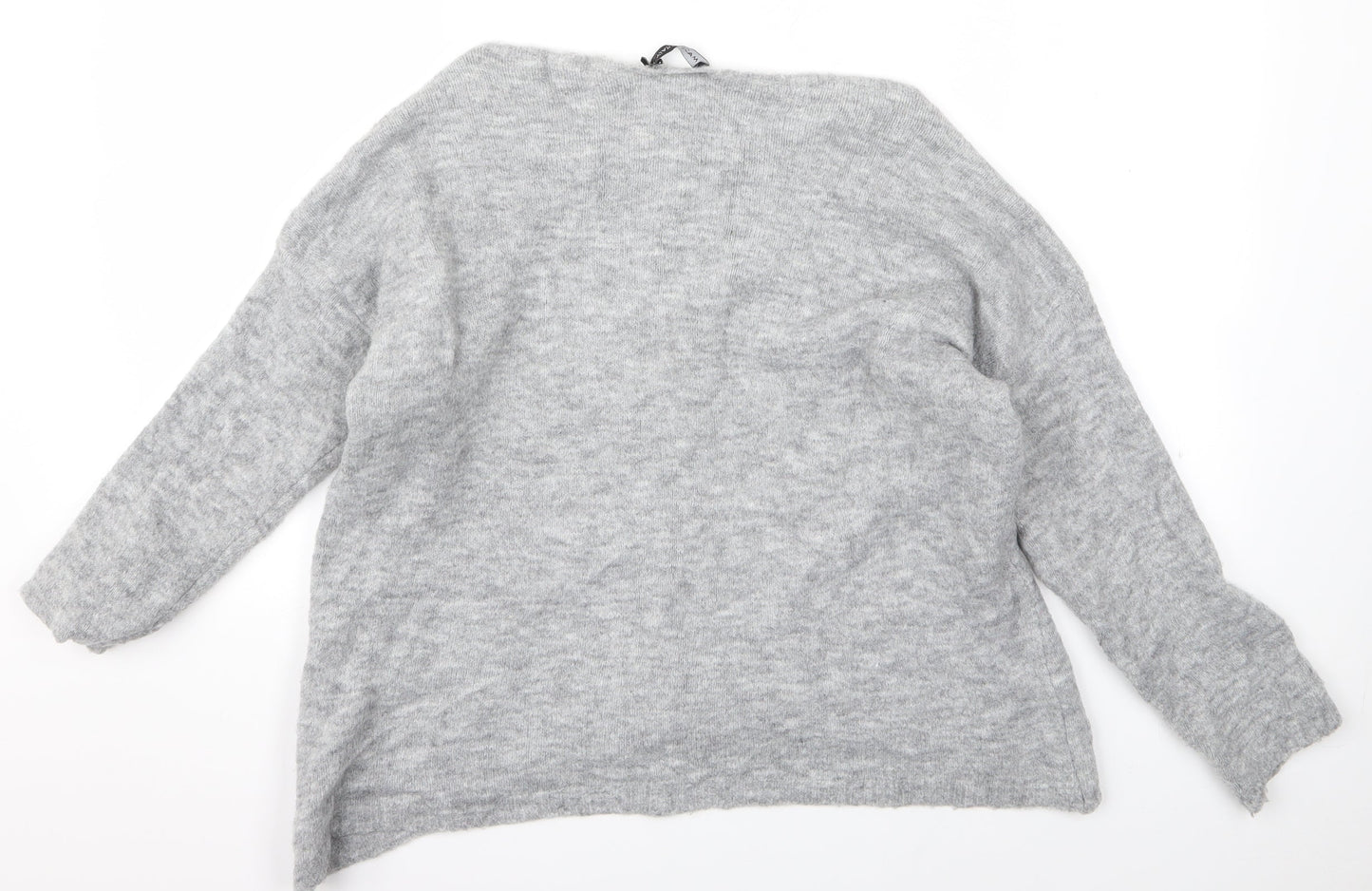 Womens UK Size S Preworn Grey Pullover Jumper